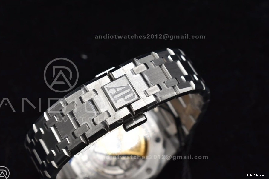 37mm 1:1 SS Bracelet Super Best SS Textured SA3120 Royal Dial Edition ZF White 1035 Clone 15450 on Oak Stretchable 0911